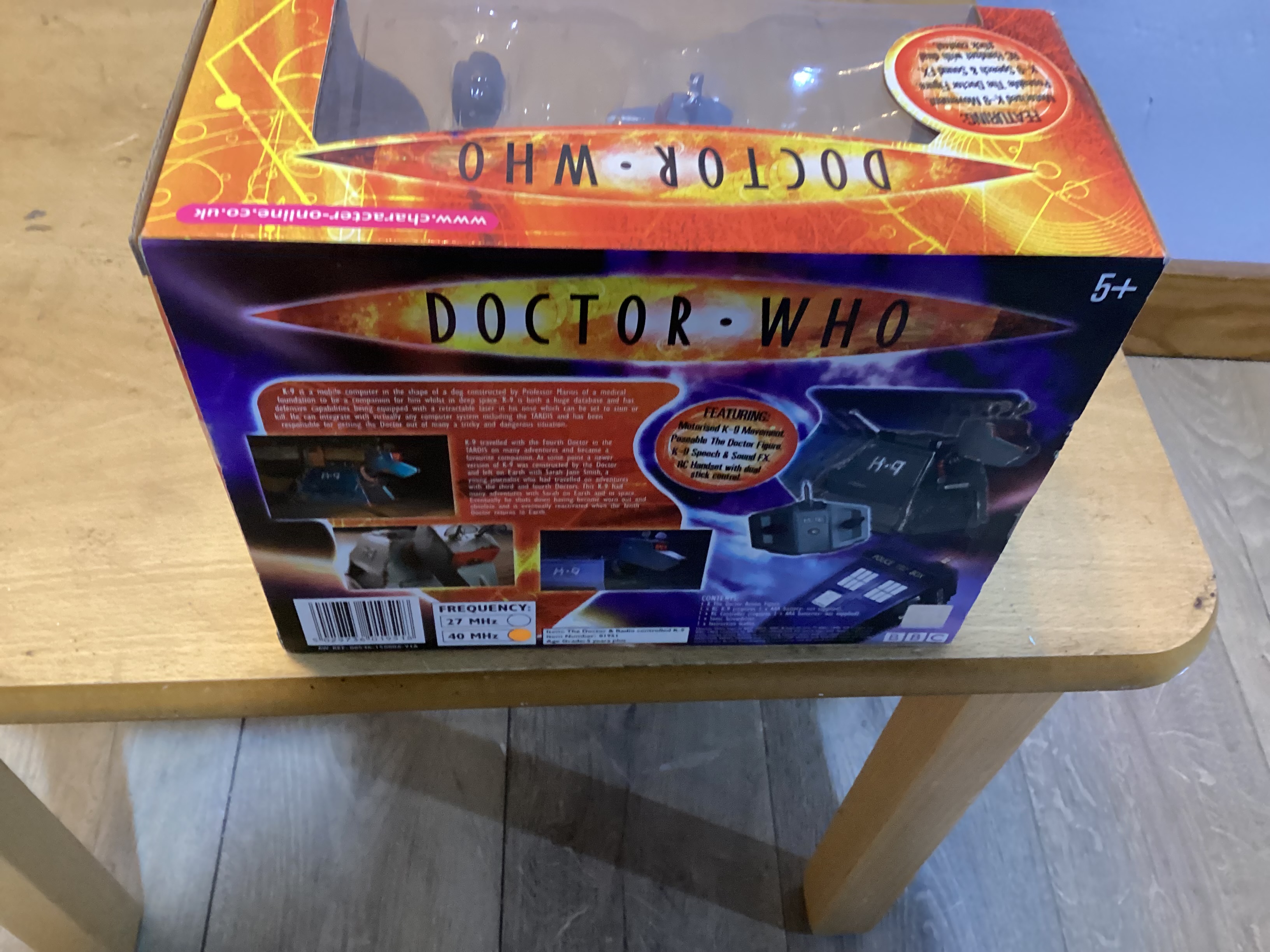 Doctor Who and RC K-9 remote control figures